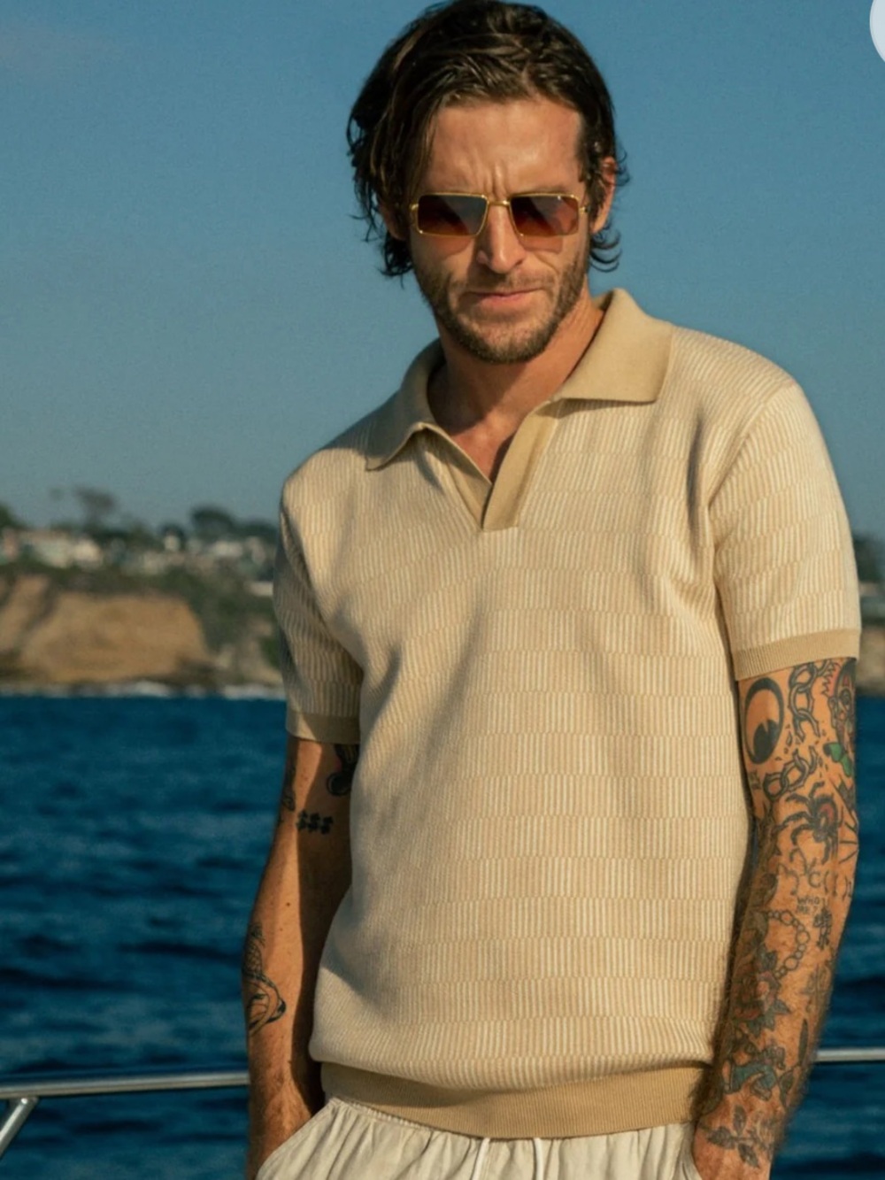Dandy Del Mar Sebastian knit polo